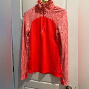Under Armour Vibrant Red Patterned Hoodie